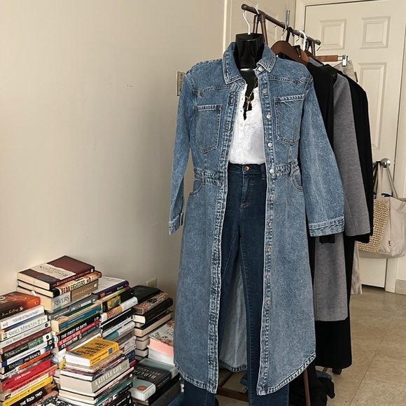 FUTURE COLLECTIVE Dresses & Skirts - Denim Long Sleeve Dress